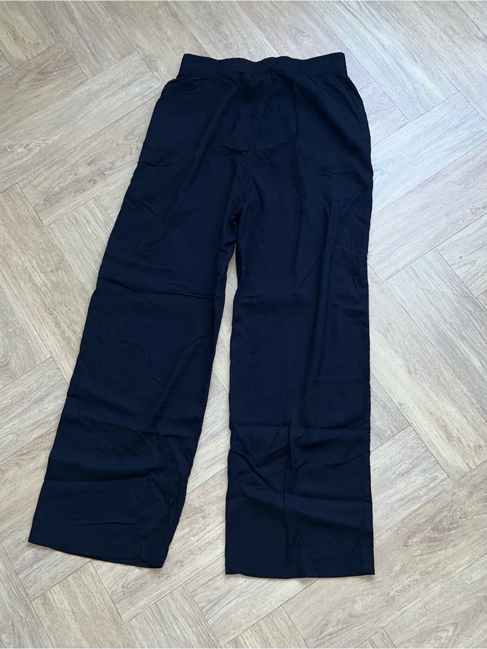 Uniqlo Womens Size XS Black Rayon Pant Preowned